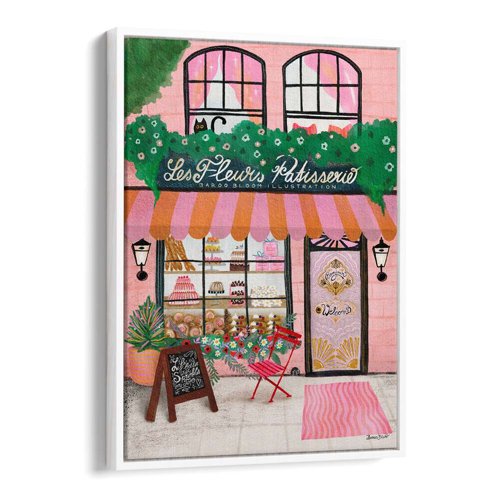 BAKE SHOP FRONT BY BAROO BLOOM , CAFE ART PRINTS , CAFE POSTERS