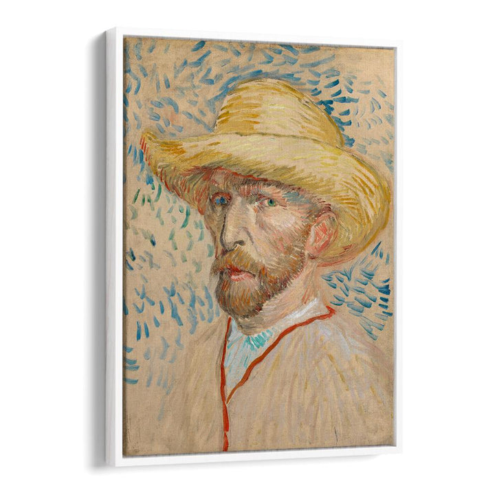 VINCENT VAN GOGH'S SELF-PORTRAIT WITH A STRAW HAT (1887),  VINTAGE PAINTINGS