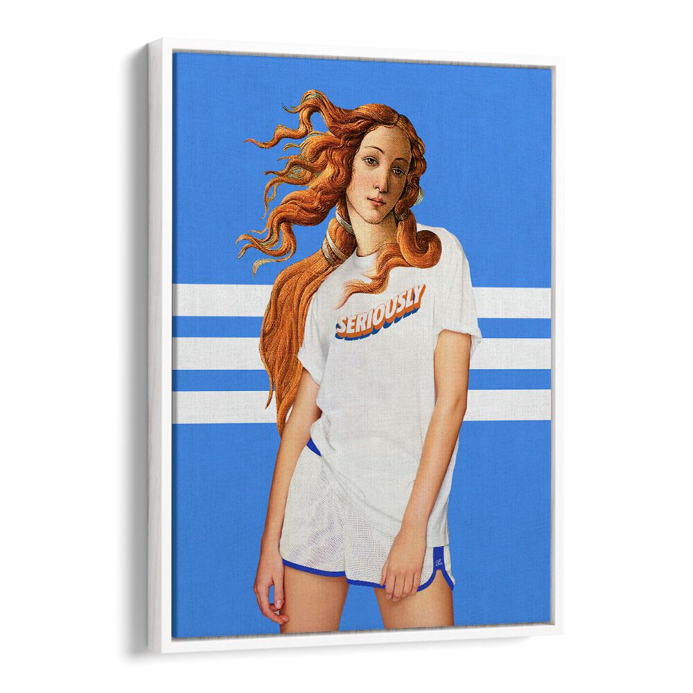 Stylishly modern VENUS OUTFIT, ALTERED ART PRINTS blend classical art with vibrant colors for your home decor.