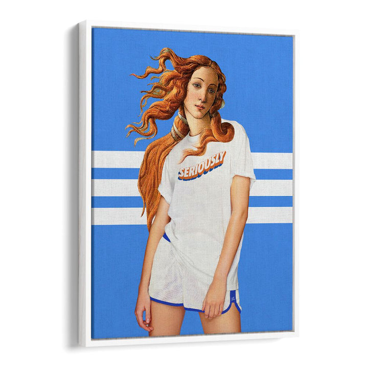 Stylishly modern VENUS OUTFIT, ALTERED ART PRINTS blend classical art with vibrant colors for your home decor.