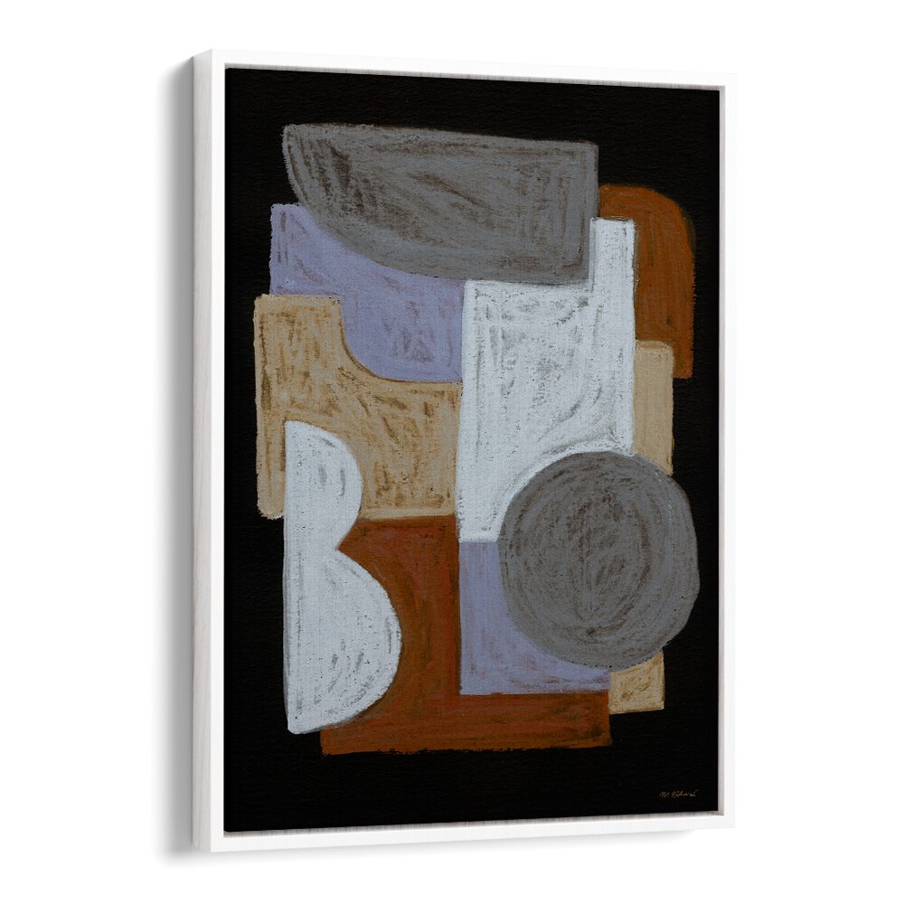 CHALKS AND SHAPES I , GEOMETRIC ART PRINTS