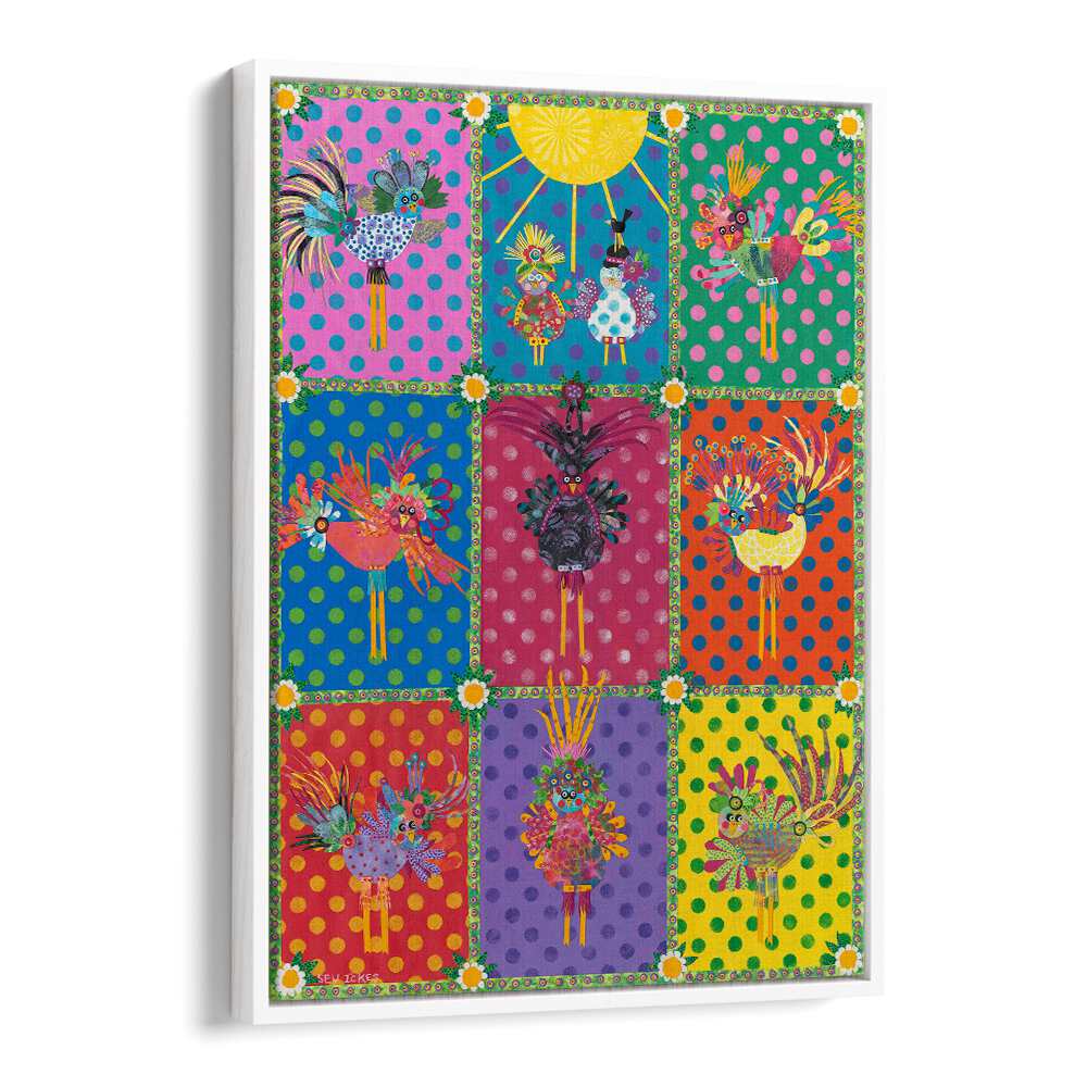 Colorful BIRDS, KIDS ROOM PAINTINGS brighten up any child's room, adding joy and whimsy to the décor.