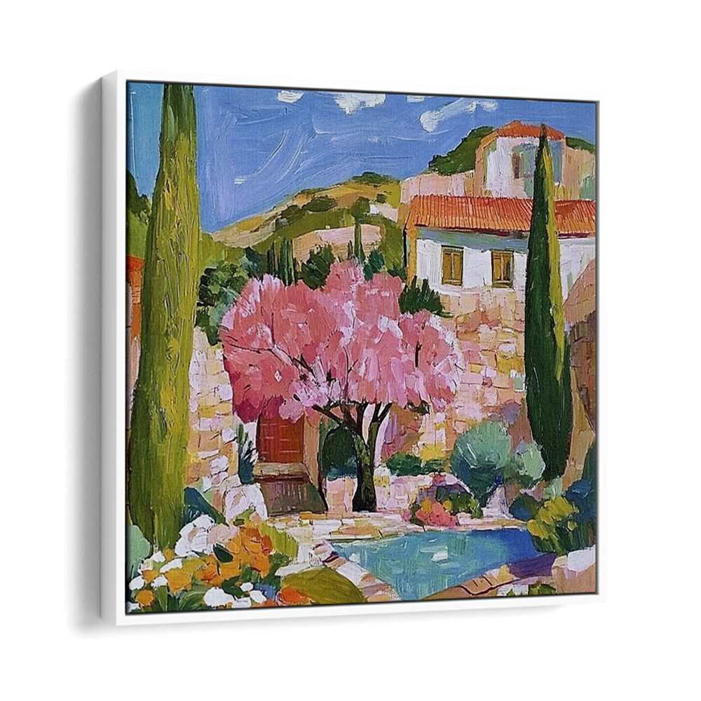 Bright and colorful, CHERRY BLOSSOMS II brings the beauty of spring to your home decor, perfect for nature lovers.