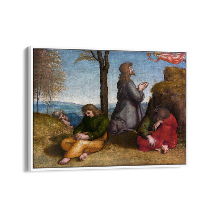 THE AGONY IN THE GARDEN (1504) BY RAPHAEL RAFFAELLO , VINTAGE PAINTINGS