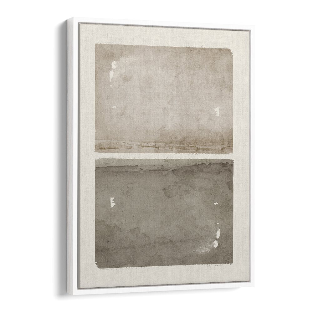 SQUARED IN TAUPE, GEOMETRIC ART PRINTS showcase elegant abstract shapes in soft taupe colors, perfect for modern decor.