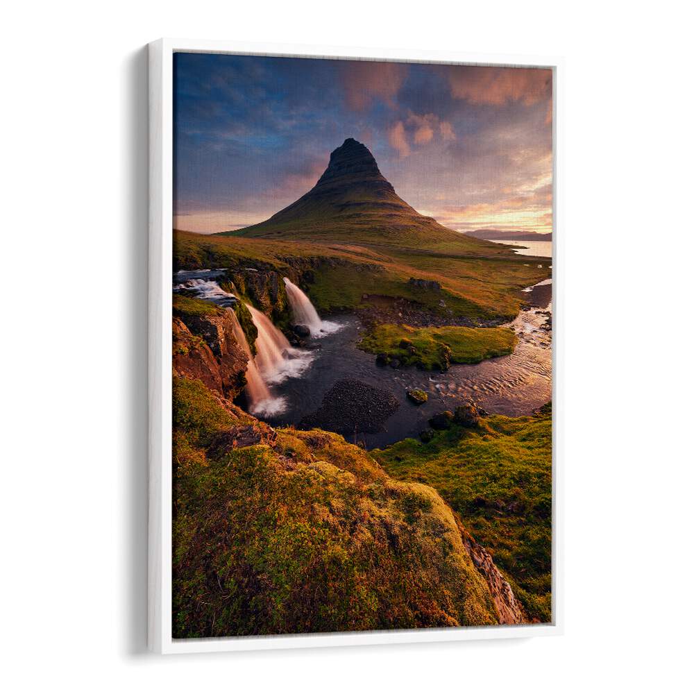 GOOD MORNING ICELAND VERTICAL BY STEFAN HEFELE , LANDSCAPE PHOTO PRINTS