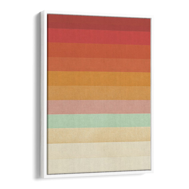 RAINBOW CHEVRONS BY FLORENT BODART, ABSTRACT ART PRINTS