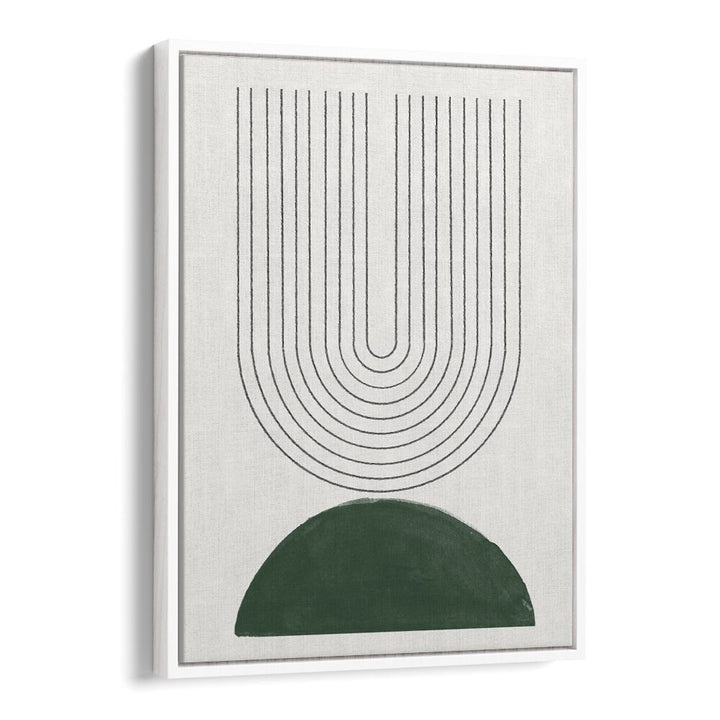 Stylish GREEN MODERN NO.5, GEOMETRIC ART PRINTS to enhance your living space with mid-century charm. Perfect decor choice!
