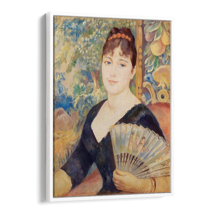 WOMAN WITH FAN : FEMME À L'ÉVENTAIL (1886) , VINTAGE PAINTINGS