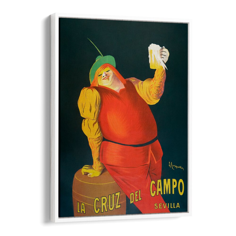 LA CRUZ DEL CAMPO BEERS (1906) , VINTAGE PAINTINGS