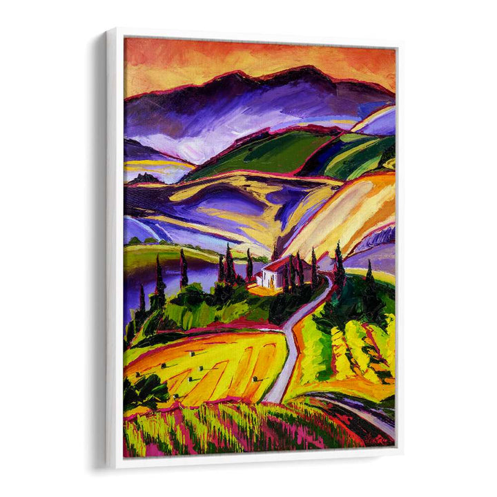 TUSCAN VINEYARD , LANDSCAPE PAINTINGS
