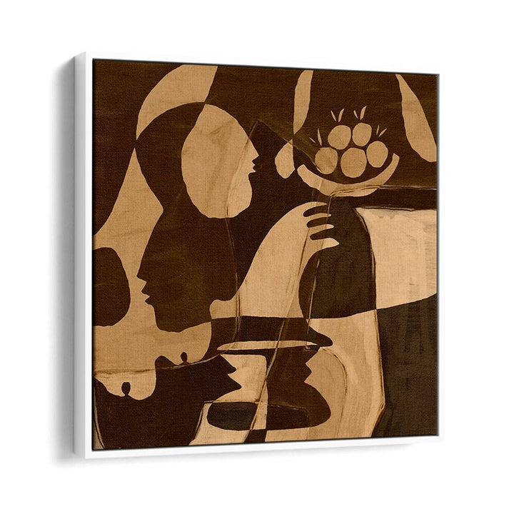 Stylish ESSENCE II, ABSTRACT PAINTINGS showcasing elegant shapes and earthy tones, perfect for home decor.
