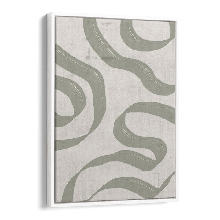 GREEN SAGE WAVES NO. 1 , ABSTRACT PAINTINGS