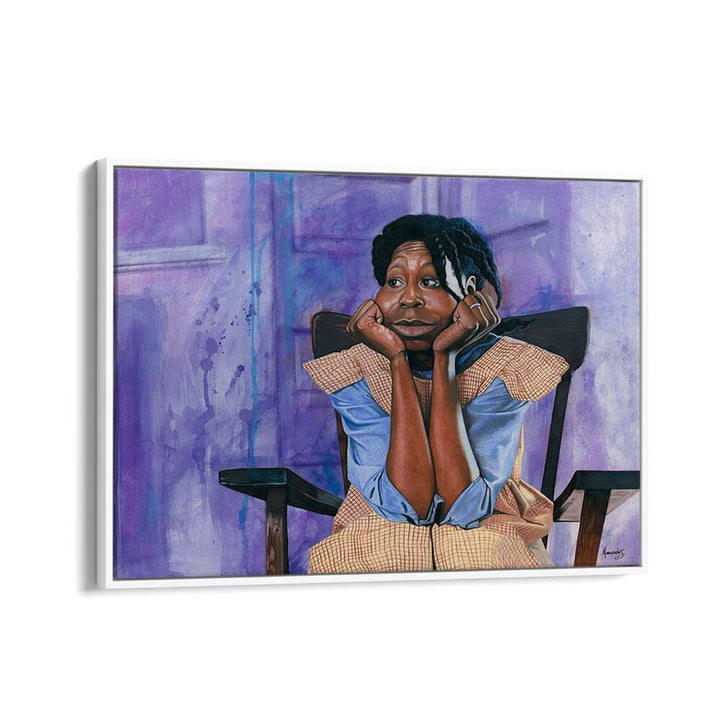 "The Color Purple, African Art Paintings" showcases elegance and creativity, perfect for any sophisticated space.