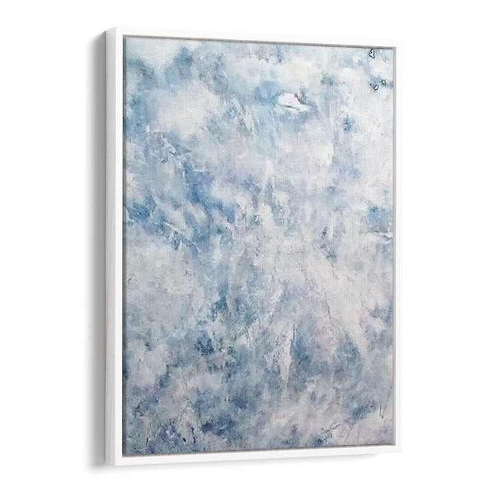 Transform your space with SNOW STORM, ABSTRACT PAINTINGS showcasing calming hues and modern artistic flair.