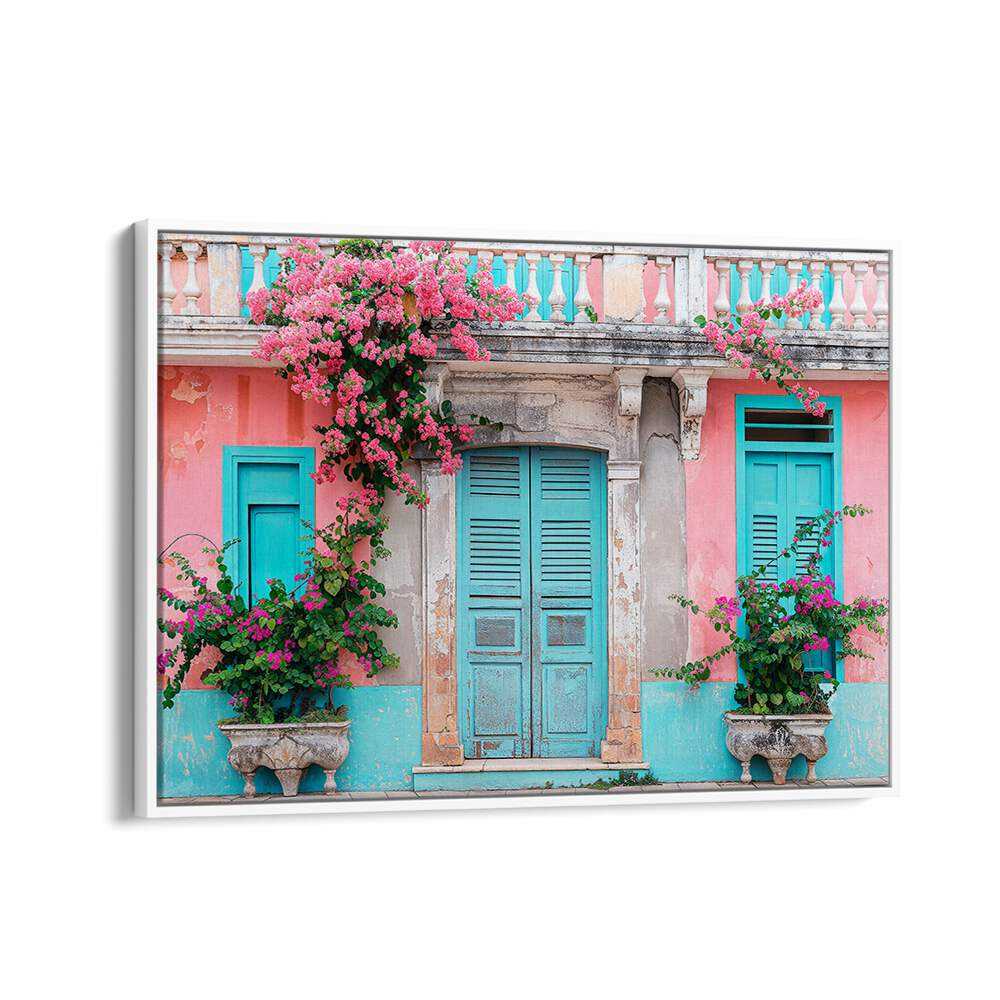 PASTEL COLONIAL FACADE , BEACH PAINTINGS