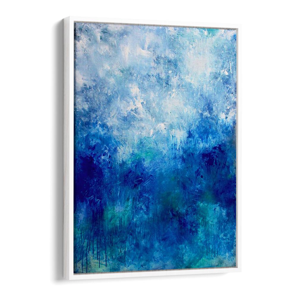 Stunning ABSTRACTION DESIGN X, ABSTRACT PAINTINGS featuring vibrant blue hues to elevate your living space.