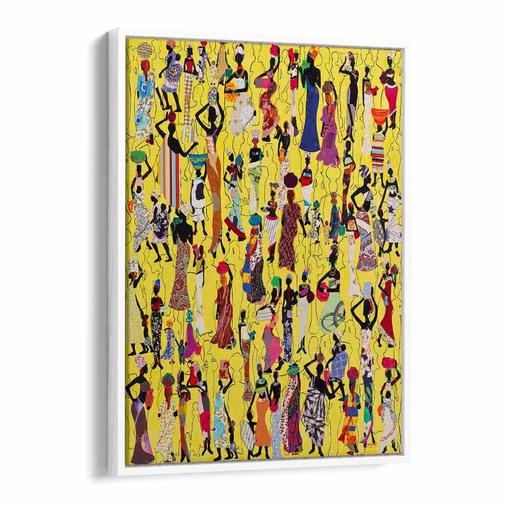Vibrant AFRICA, FASHION POSTERS showcasing elegant figures in colorful attire, perfect for stylish home decor.