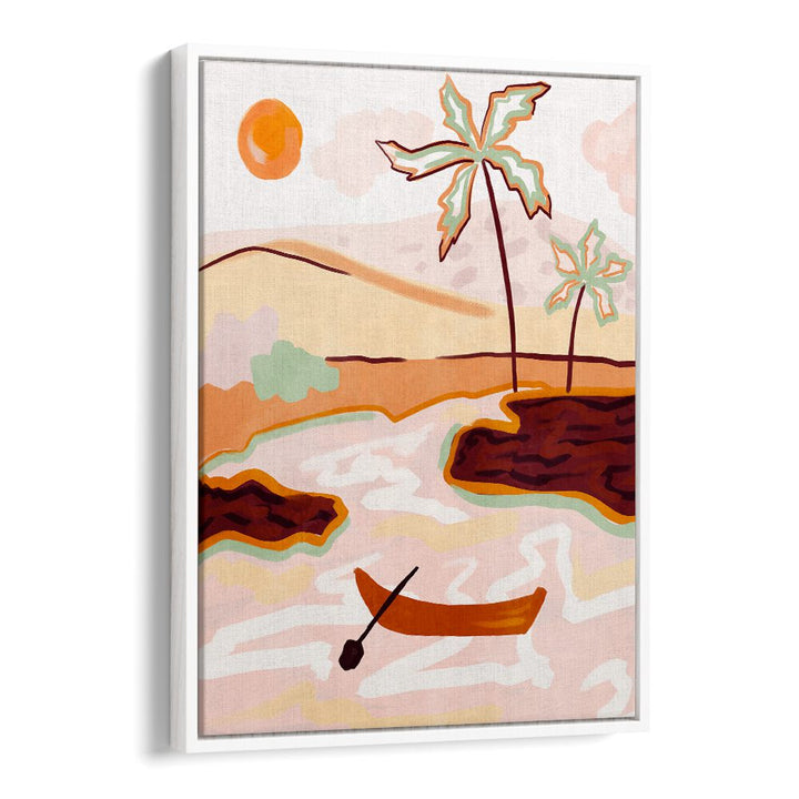 Whimsical COTTON CANDY SKIES, LANDSCAPE PAINTINGS, featuring vibrant colors and serene nature for your home décor.