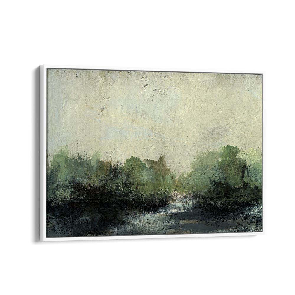 Serene Forest Stream, Abstract Paintings in vibrant hues, perfect for transforming your living space into art.