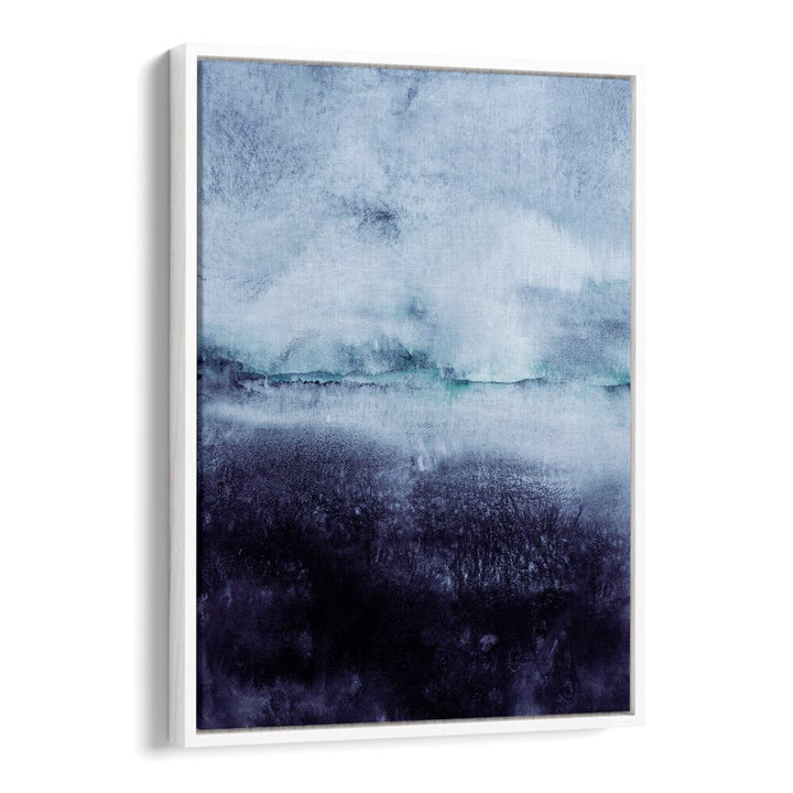 Stunning DIRECTION NORTH, ABSTRACT PAINTINGS featuring calming blue hues, perfect for modern decor and inspiration.