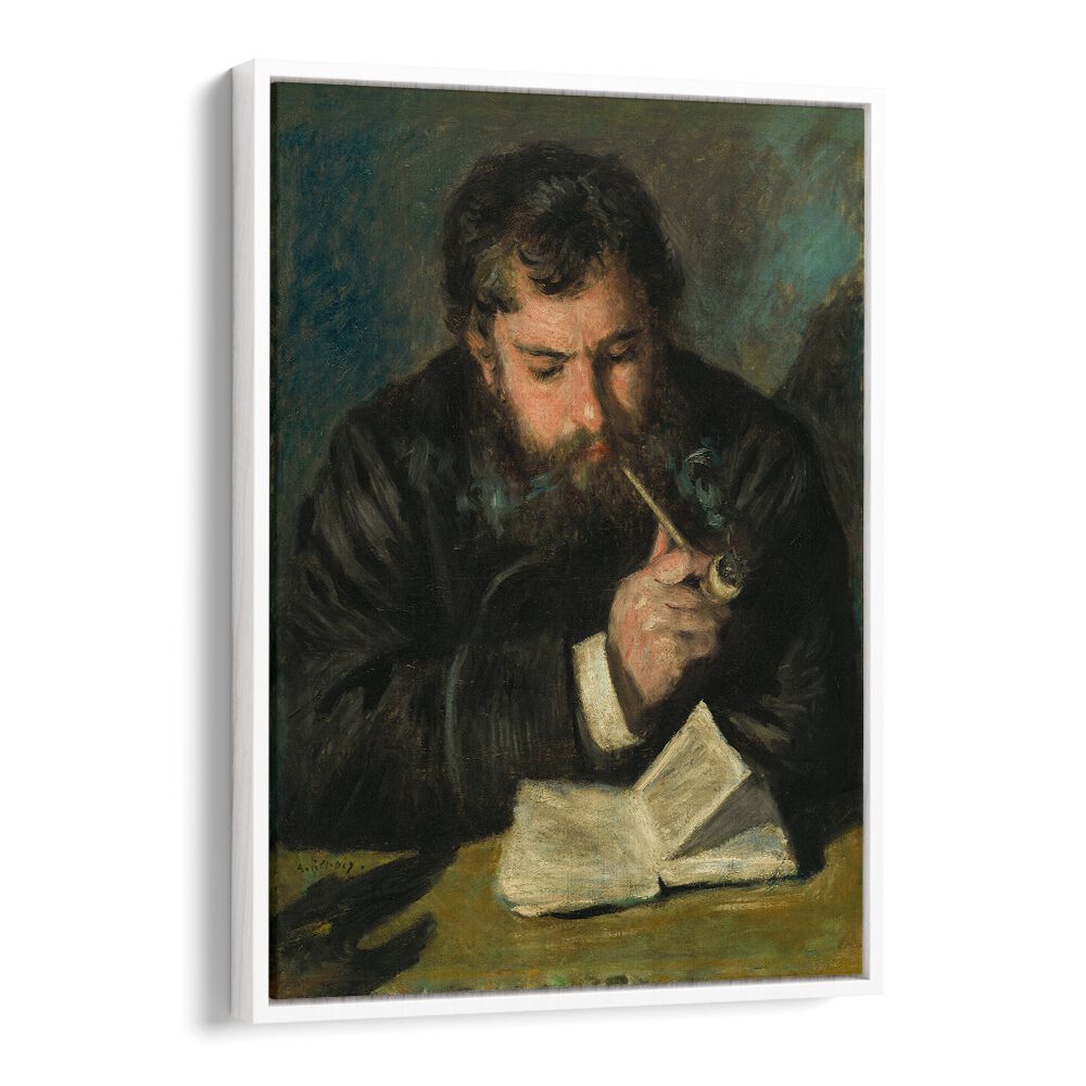 CLAUDE MONET (1872) BY PIERRE-AUGUSTE RENOIR , VINTAGE PAINTINGS