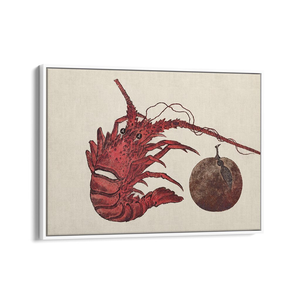 JAPANESE LOBSTER (1615–1868) BY KATSUSHIKA HOKUSAI, JAPANESE PAINTINGS