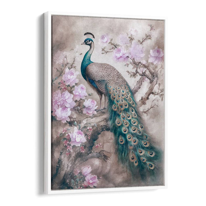 PEACOCKS ROMANCE , ANIMAL PAINTINGS