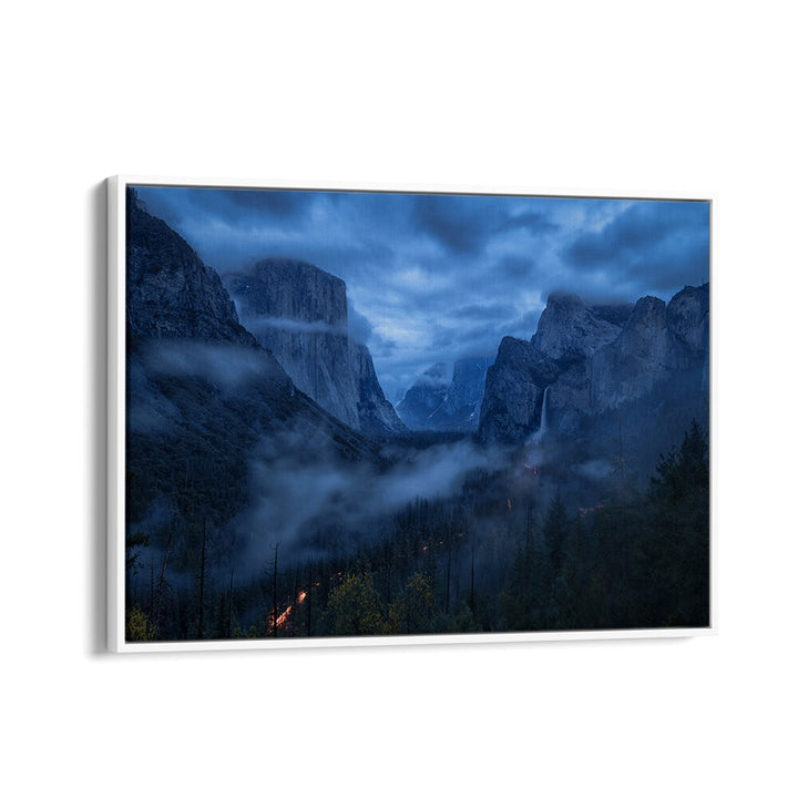 Discover serene beauty with BLUE HOUR YOSEMITE, PHOTOGRAPHY PRINTS, capturing Yosemite's enchanting landscape at dusk.