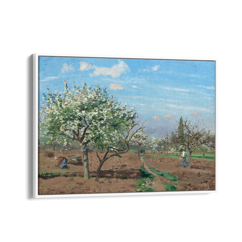 ORCHARD IN BLOOM, LOUVECIENNES (1872) , VINTAGE PAINTINGS