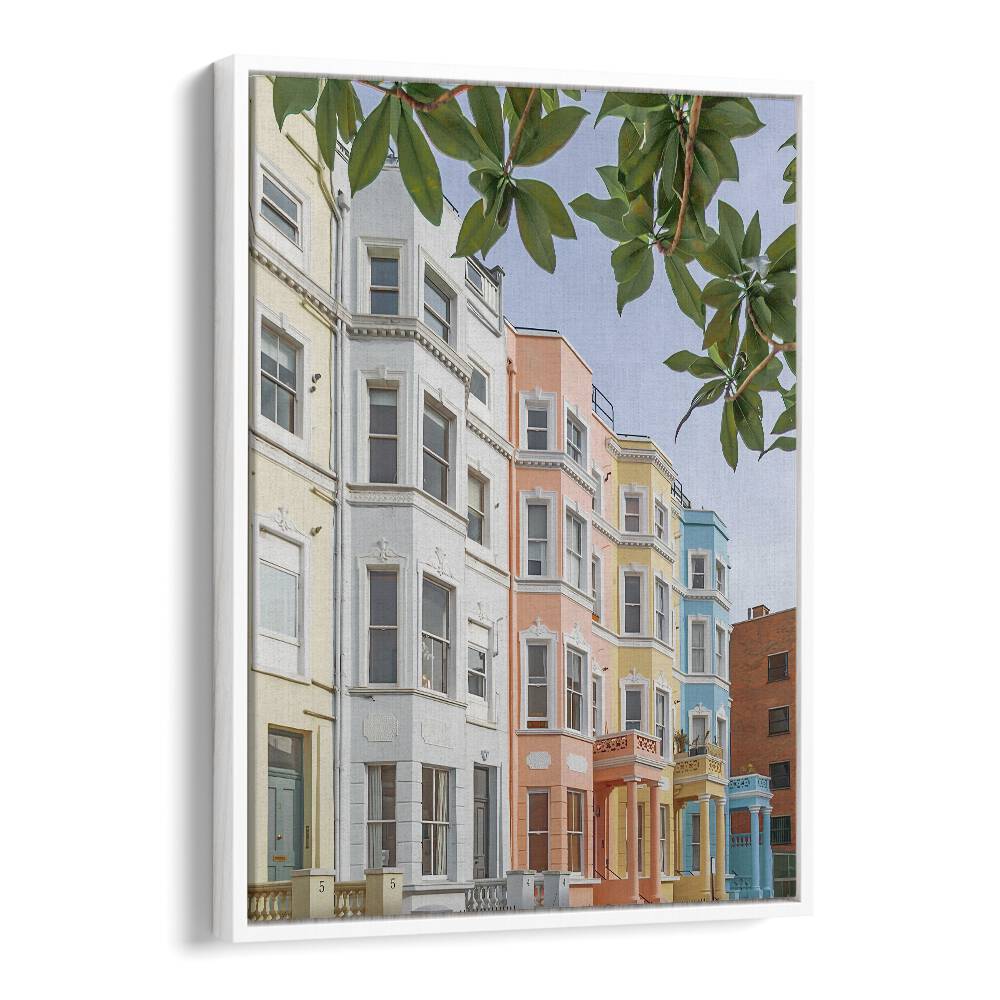 PASTEL HOUSES , STREET PHOTOGRAPHY ART PRINTS