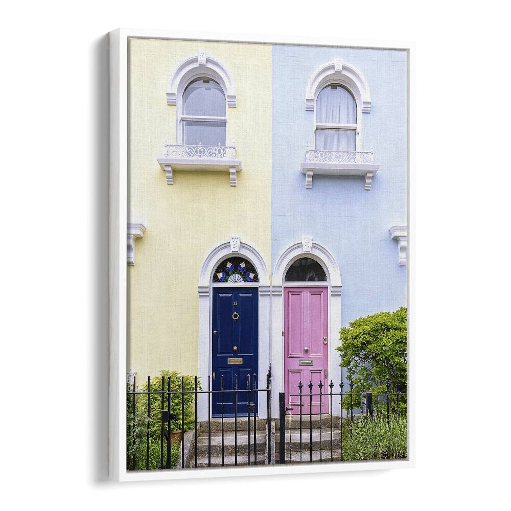 Colorful doors of London showcased in stunning photography prints to enhance your space with charm and elegance.