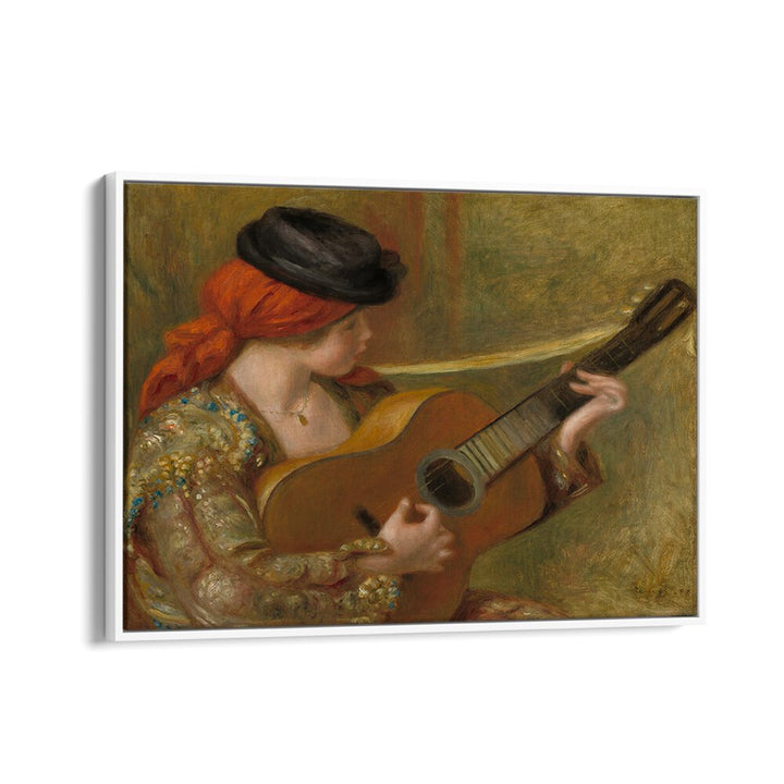 YOUNG SPANISH WOMAN WITH A GUITAR (1898) , VINTAGE PAINTINGS