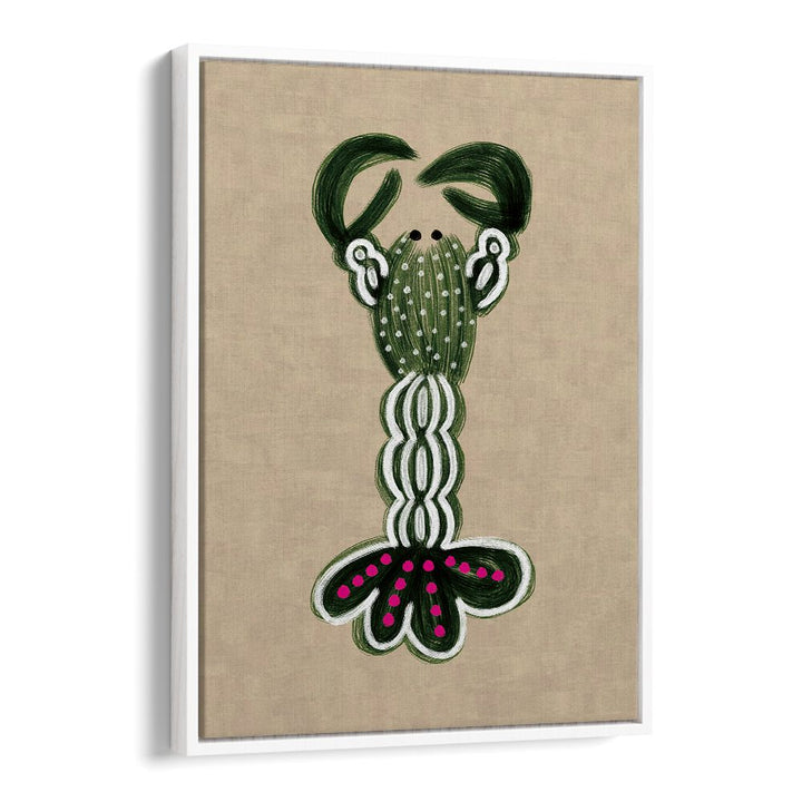 Brighten your kitchen decor with GREEN LOBSTER, KITCHEN POSTERS, perfect for seafood lovers and vibrant spaces.