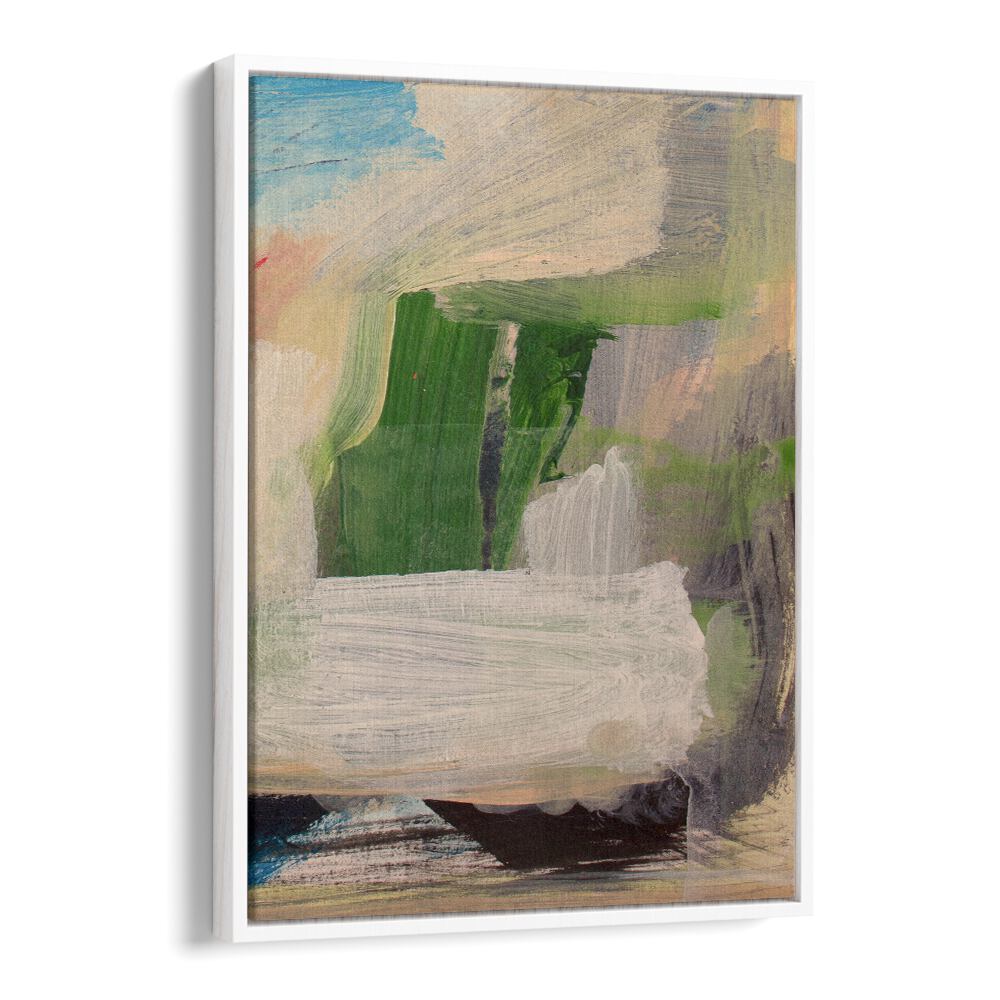 Colorful SERENE BRUSHSTROKES, ABSTRACT PAINTINGS on canvas, enhancing any space with modern art elegance.