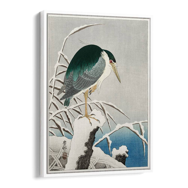 HERON IN SNOW (CA. 1925–1936)  , JAPANESE PAINTINGS , JAPANESE ART PRINTS