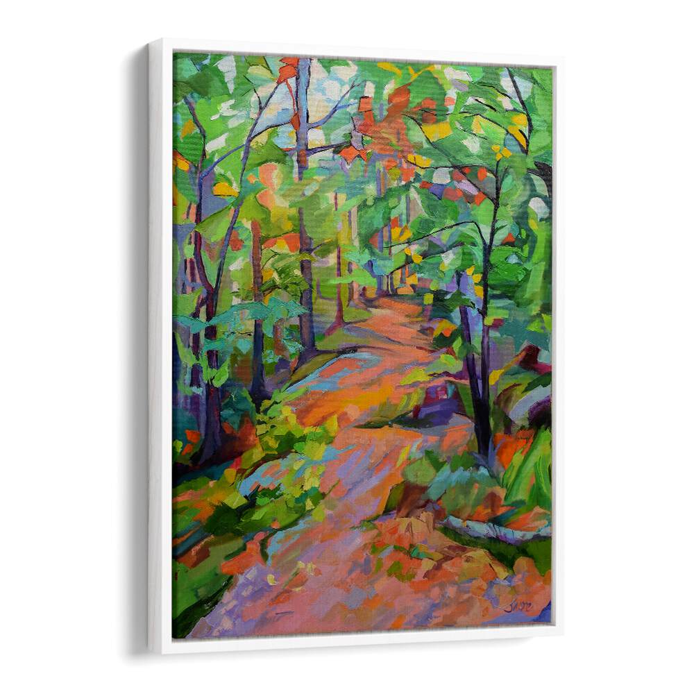 FOREST WALK , LANDSCAPE PAINTINGS