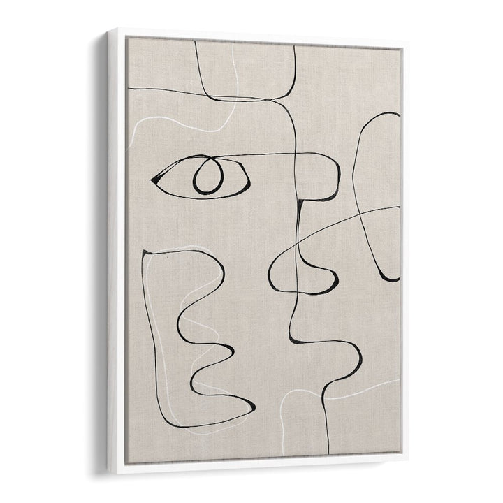 Stunning ABSTRACT FACE NO II, LINE ART PAINTINGS adds modern elegance to your home decor with captivating lines.
