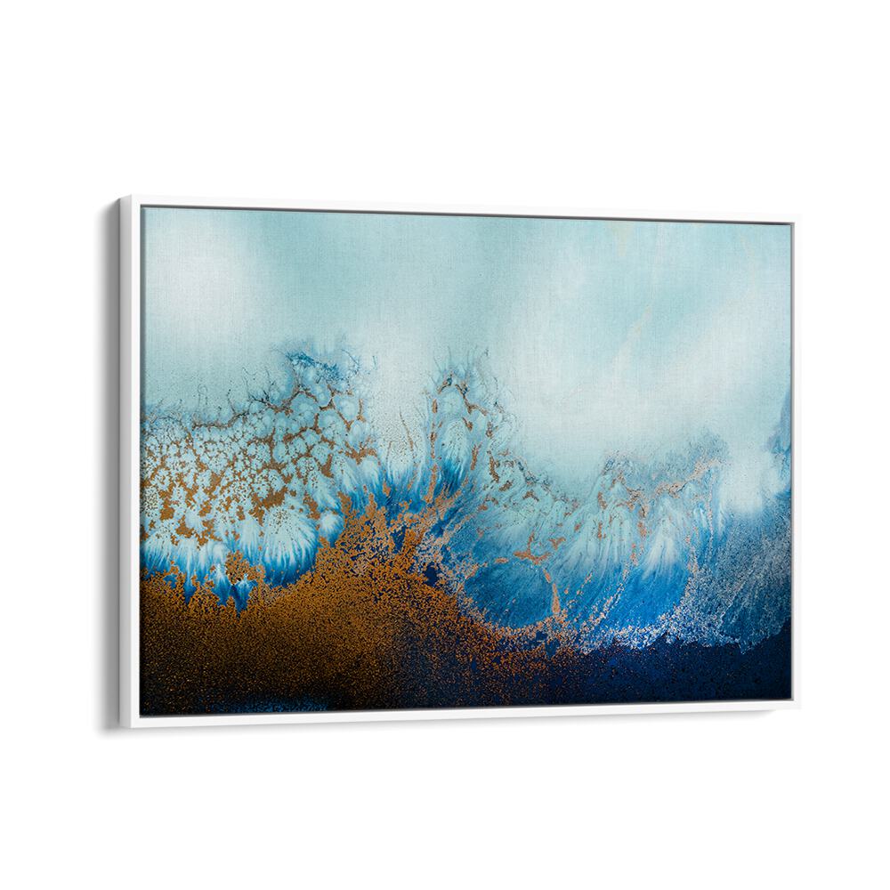 Elevate your decor with COASTAL LUXE - SUNRISE, ABSTRACT PAINTINGS showcasing vibrant hues and serene coastline beauty.