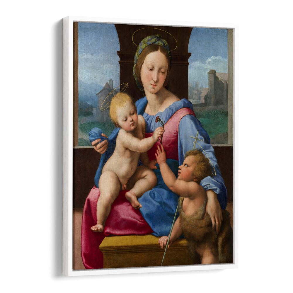 THE GARVAGH MADONNA (1509–1510) BY RAPHAEL RAFFAELLO , VINTAGE PAINTINGS