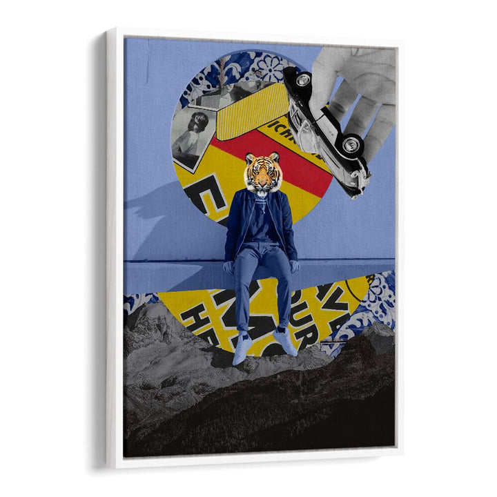 CITIZEN, SURREAL ART PRINTS feature a striking collage of imagery blending art and modern design.