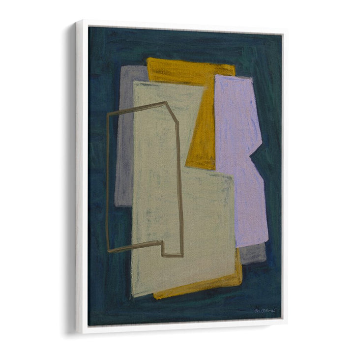 CHALK AND SHAPES I , ABSTRACT PAINTINGS