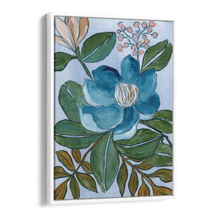 BLUE BLOSSOM , FLORAL FLOWER PAINTINGS
