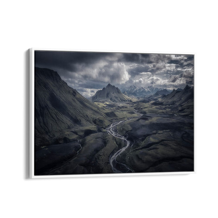 ICELANDIC HIGHLAND AMIDST A THUNDERSTORM BY MICHAEL ZHENG , LANDSCAPE PHOTO PRINTS