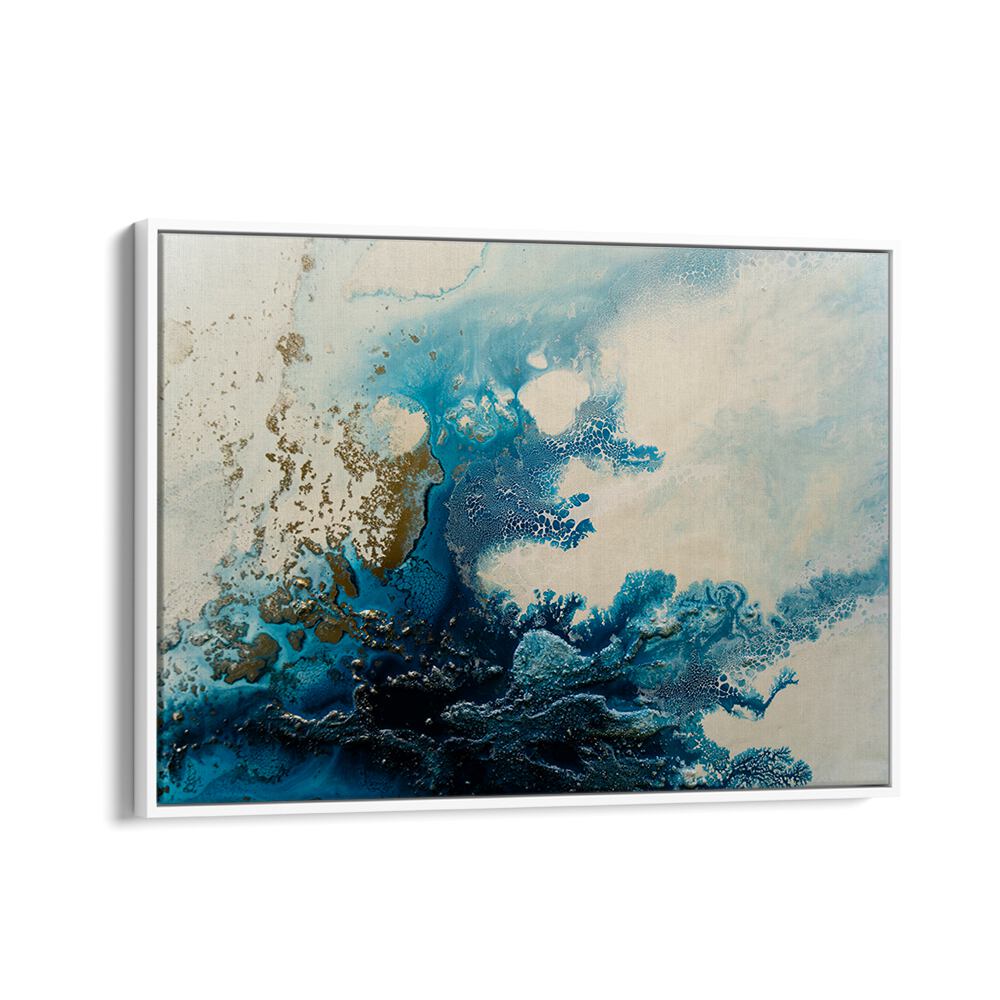Stunning BLUE OCEAN ROYAL ESCAPE, ABSTRACT PAINTINGS featuring tranquil blue tones for a sophisticated touch.