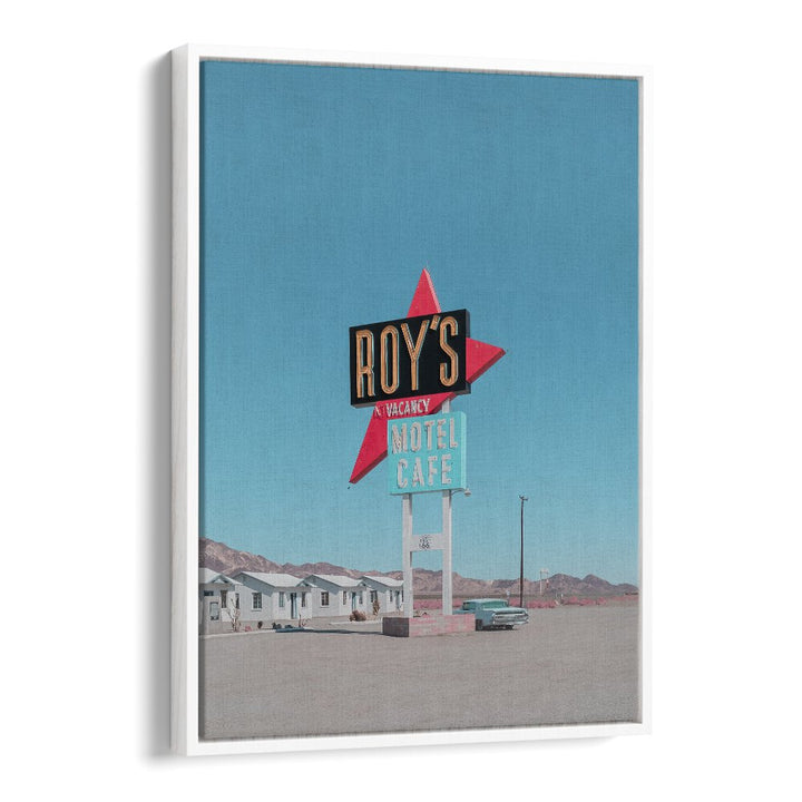 surreal painting - ROY'S MOTEL CAFE RETRO SIGN by Asianmonk