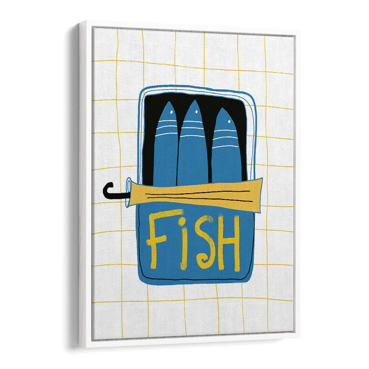 TINNED FISH III , KITCHEN POSTERS , KITCHEN ART PRINTS