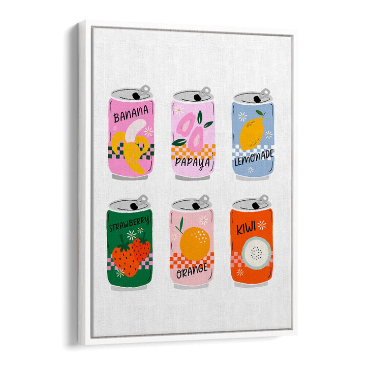 RETRO CANS BY DUCHESS PLUM , WALL ART PRINTS