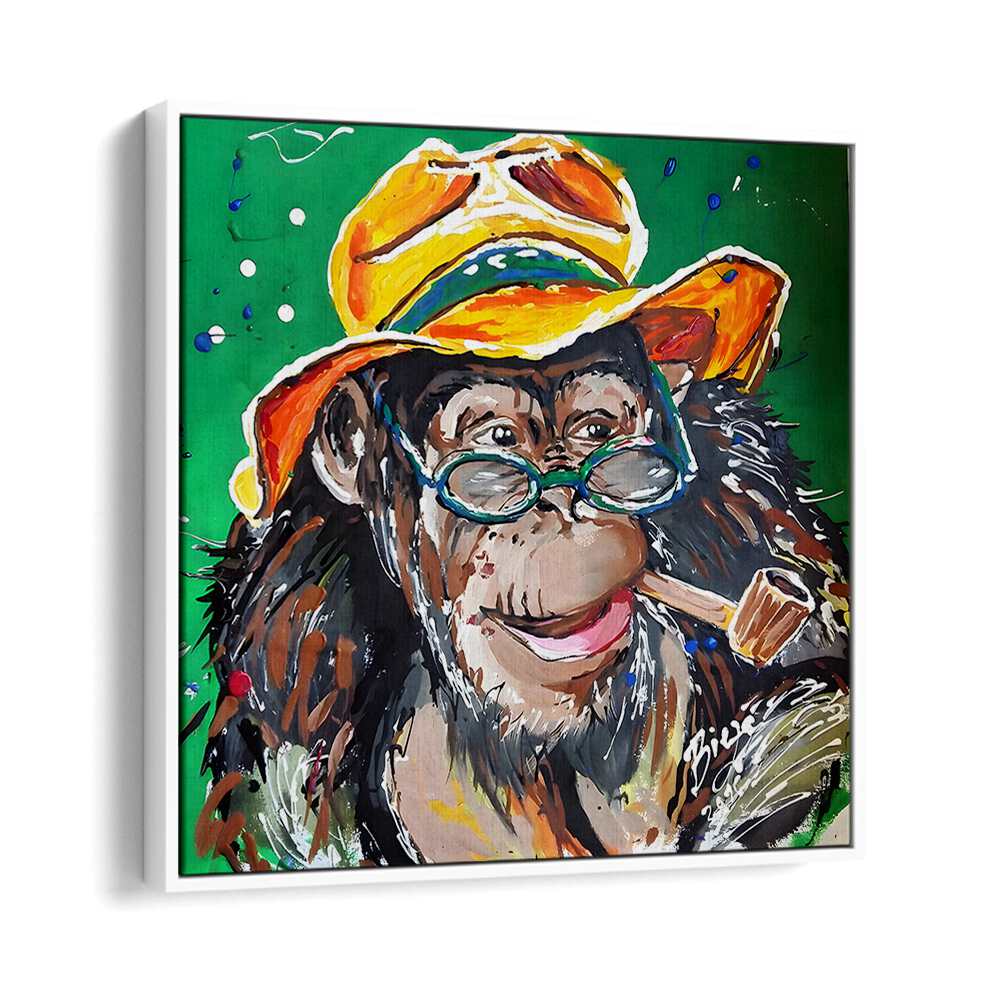 YELLOW HAT, ANIMAL PAINTINGS