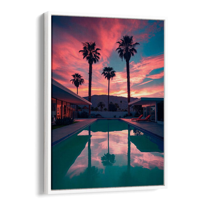 FALLING OF THE NIGHT II, BEACH PAINTINGS captures a serene twilight scene, perfect for enhancing any space.
